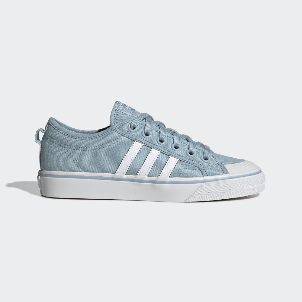 Adidas Women's Nizza Originals Shoes Blue/White Ireland EE5612